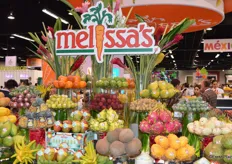 Melissa’s had 550 varieties of produce on display out of about 2,000 items the company offers. “Most grocery stores carry about 500 different sku’s in their produce department,” says Robert Schueller with the company.
